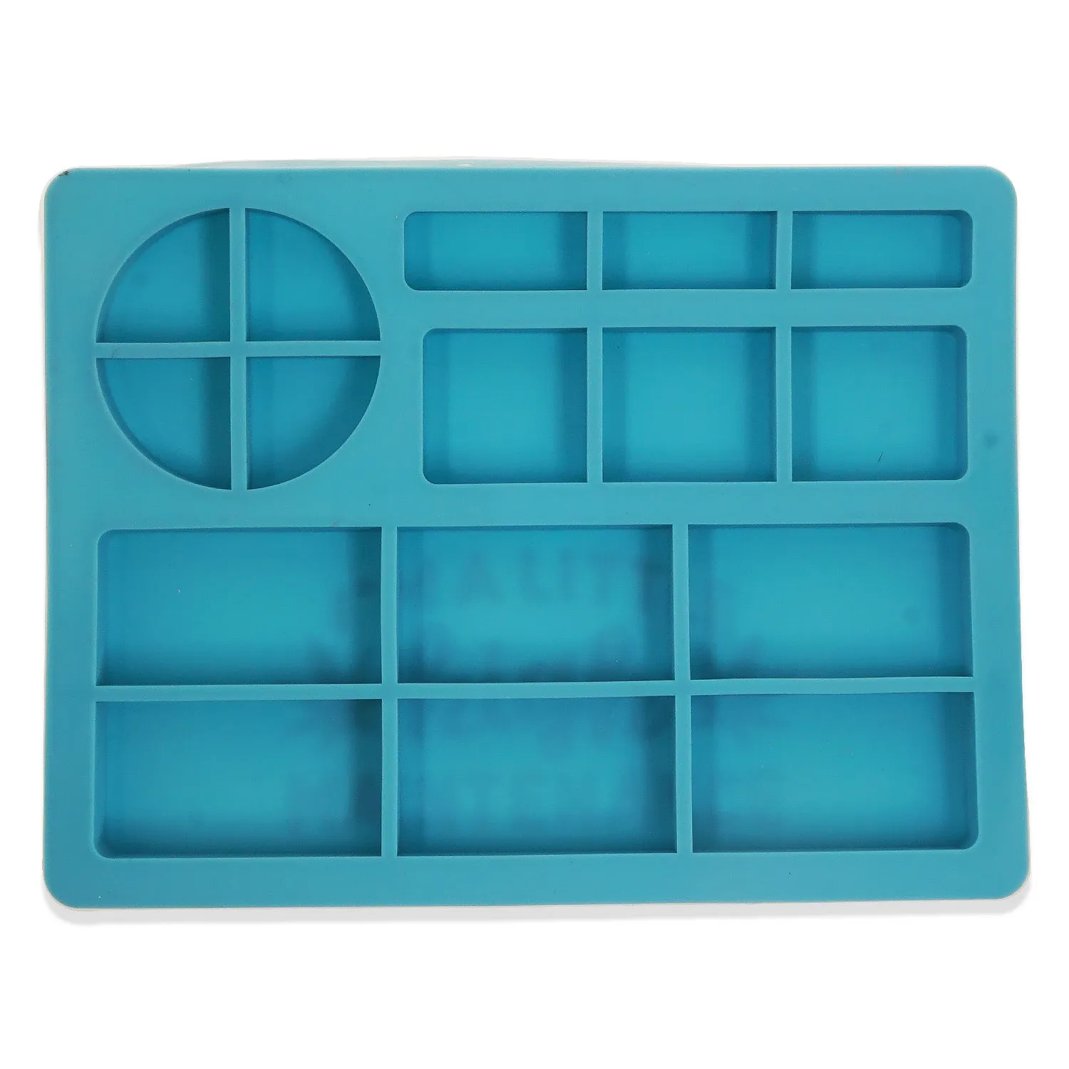 1pc Silicone Rectangle Tray Mold Large Makeup Plate Mold DIY Makeup Tray 10365750