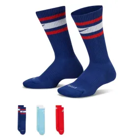 3 Pack Everyday Heritage Cushioned Crew Socks