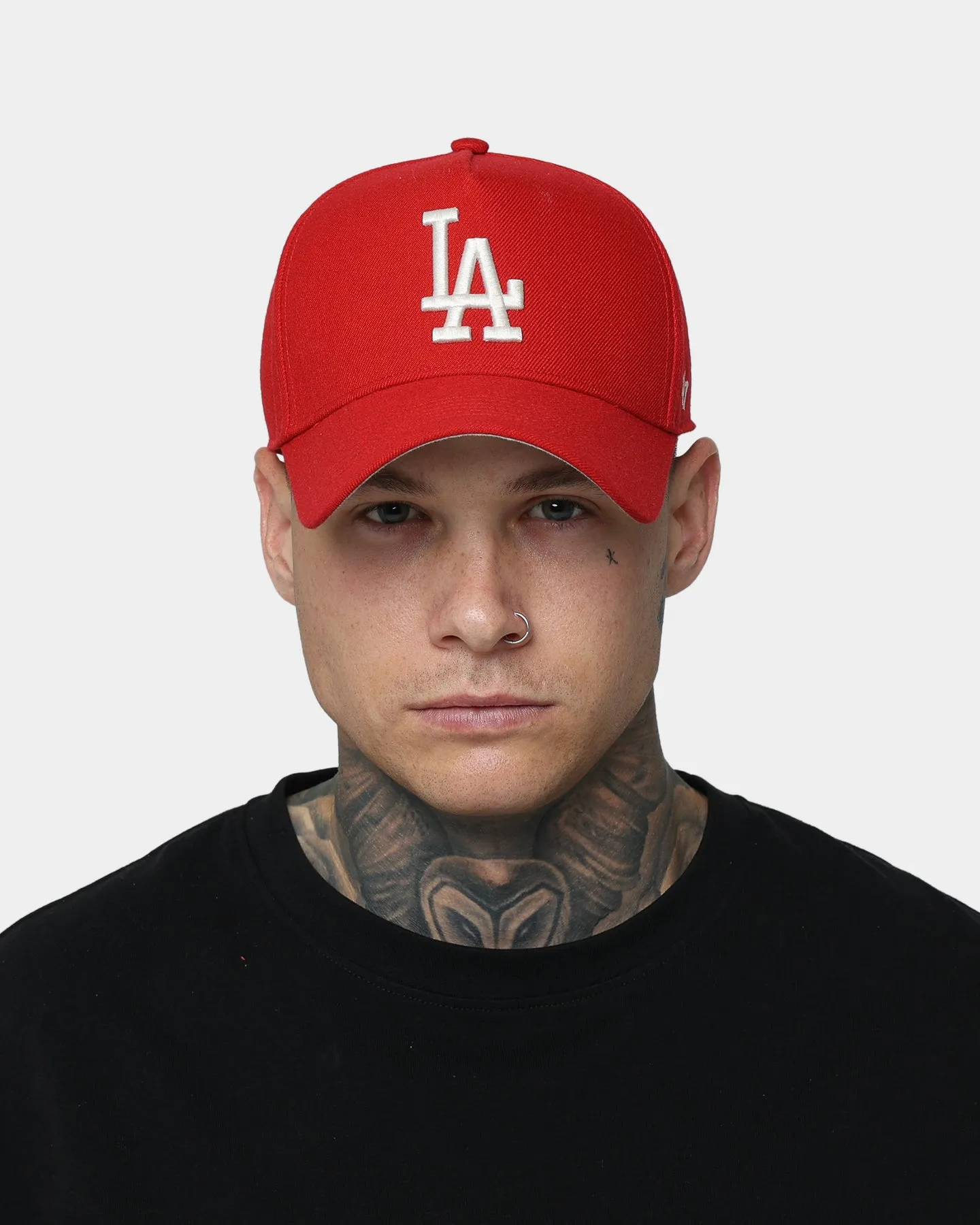 47 Brand Los Angeles Dodgers 'Chili Red' MVP DT Replica Snapback Red/Natural