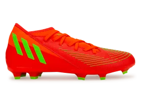 adidas Kids Predator Edge.3 FG Solar Red/Green