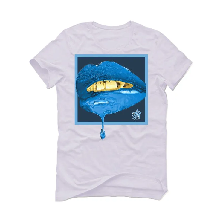 Air Jordan 1 "UNC Toe" | illcurrency White T-Shirt (lipstick)