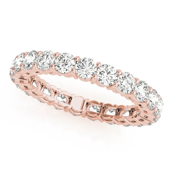 AMOUR 4.3 Carat Diamond Eternity Band in 14K/ 18K/ Platinum GIA Graded 25 pointer G Color SI1 Clarity By Mike Nekta SIZE 5 to 6