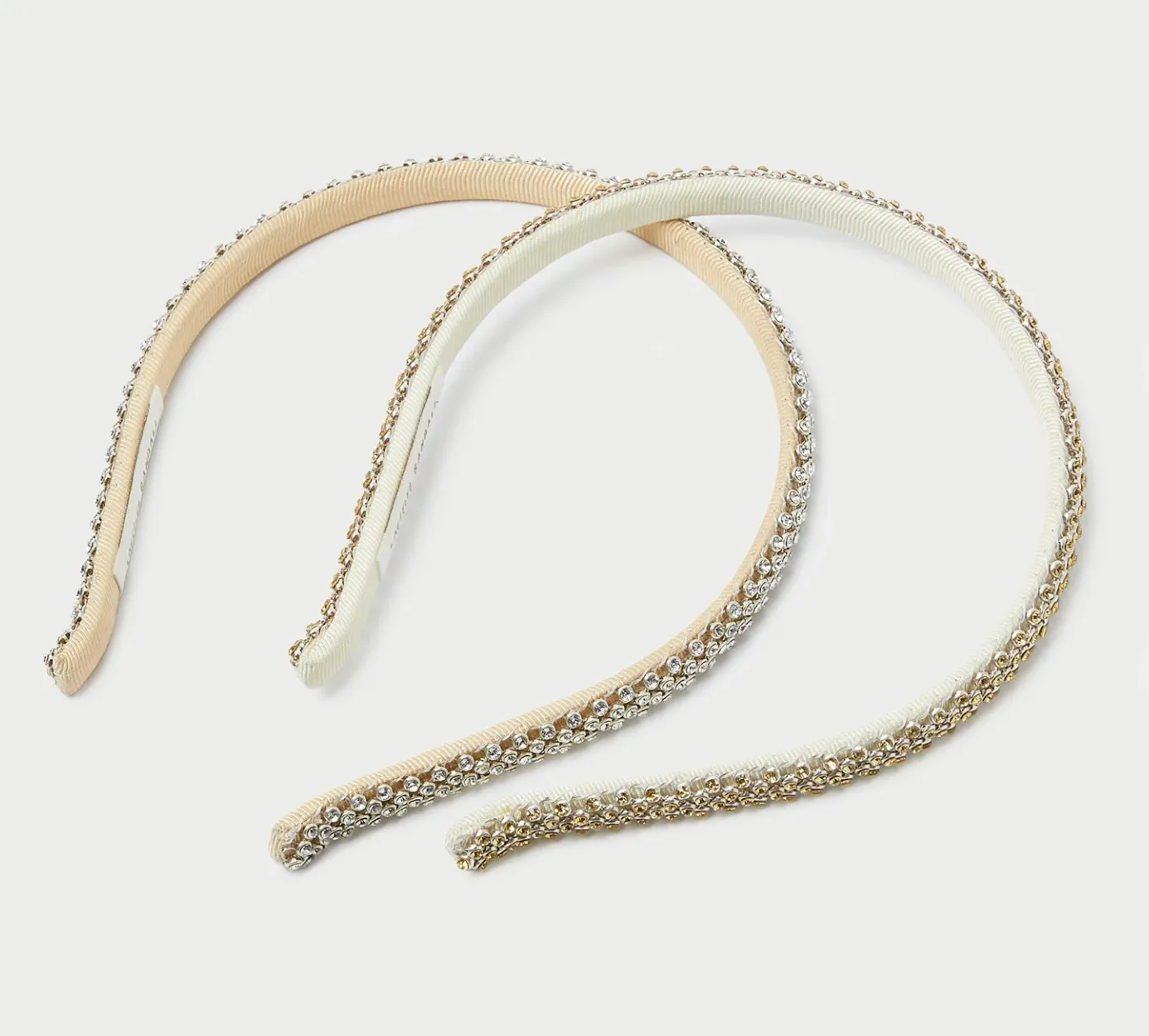 Anya Gold/Hay Skinny Headband Set