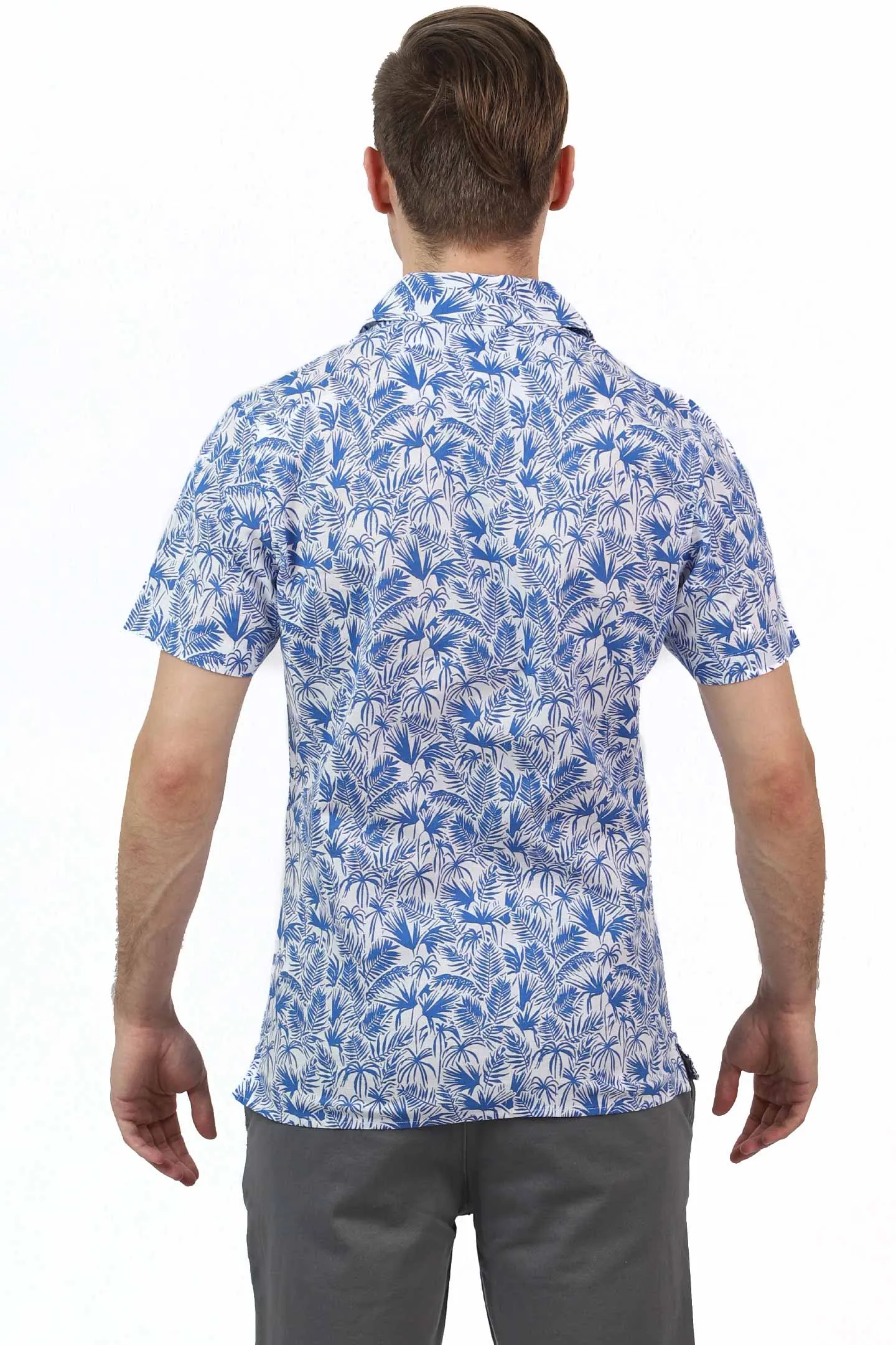 Bermuda Palms Open Collar Shirt