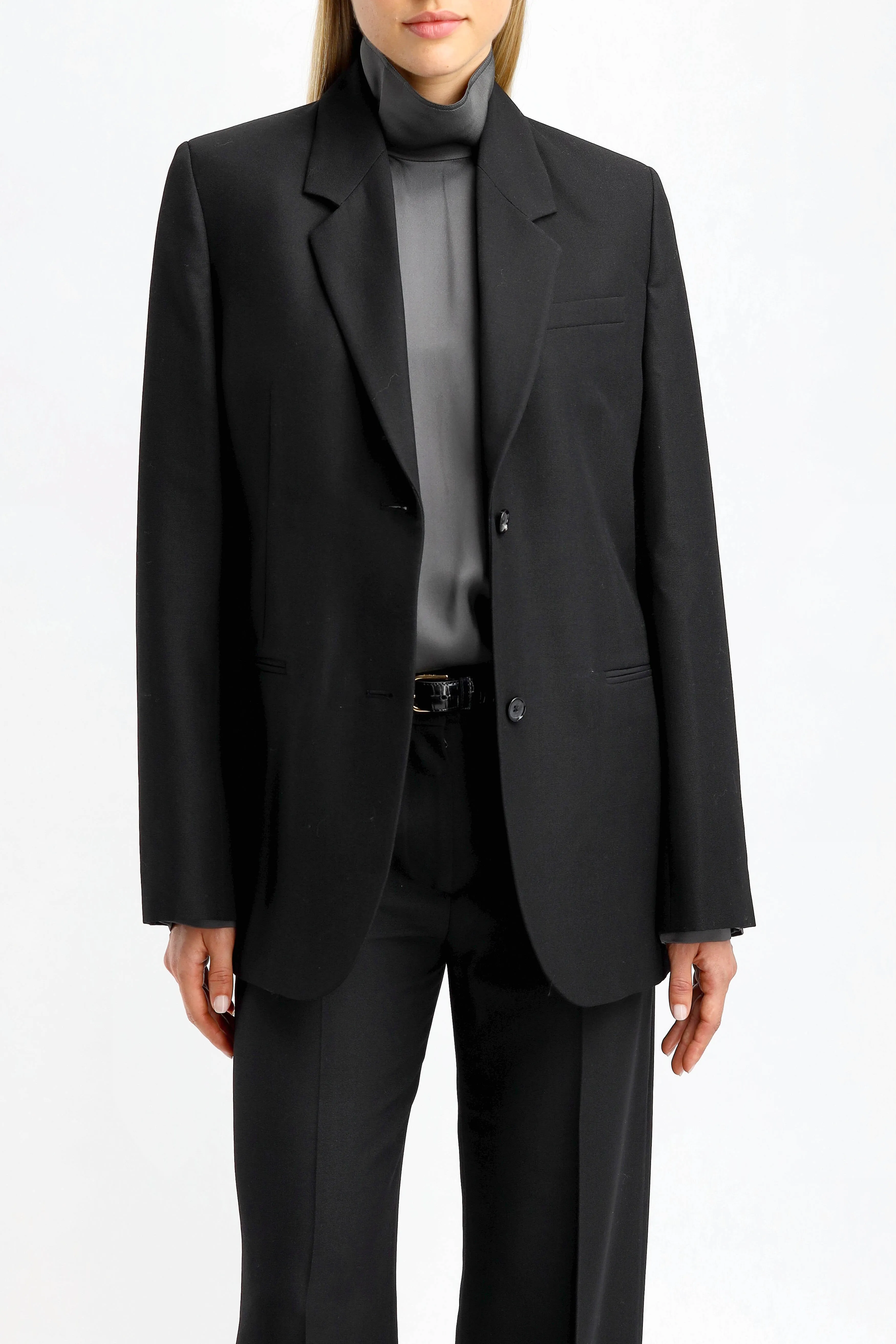 Blazer Tailored Suit in Schwarz