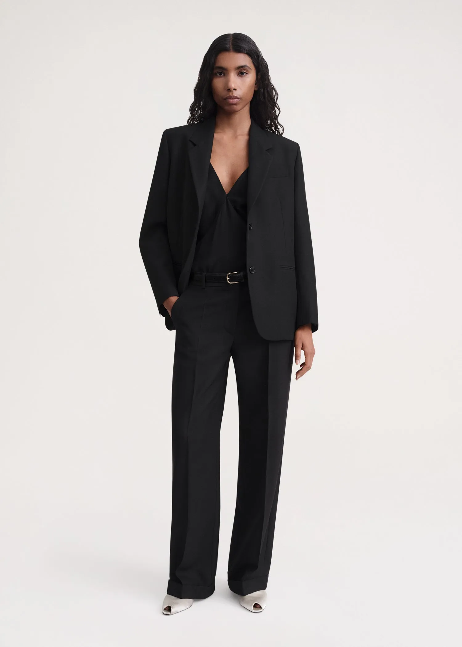 Blazer Tailored Suit in Schwarz