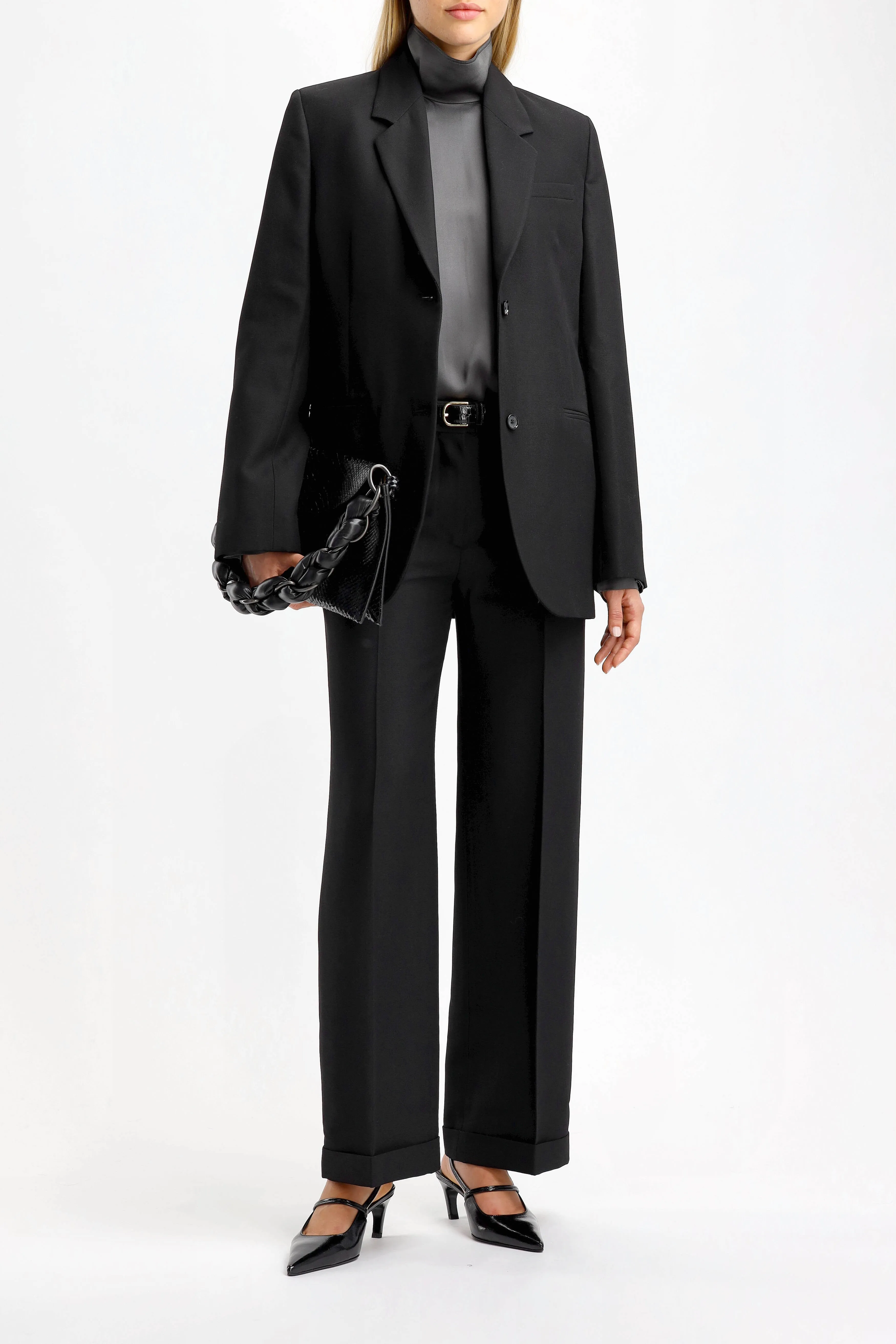 Blazer Tailored Suit in Schwarz