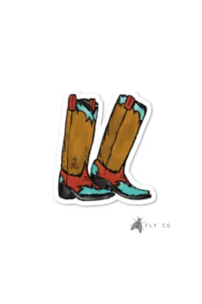 Boot scootin STICKER