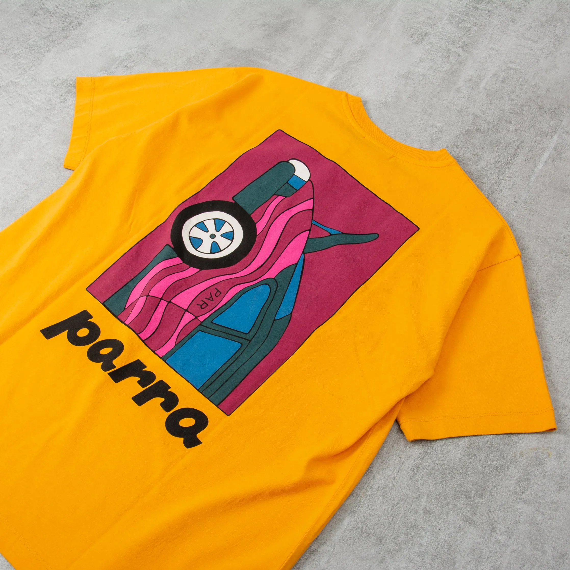 By Parra No Parking T Shirt - Burnt Yellow