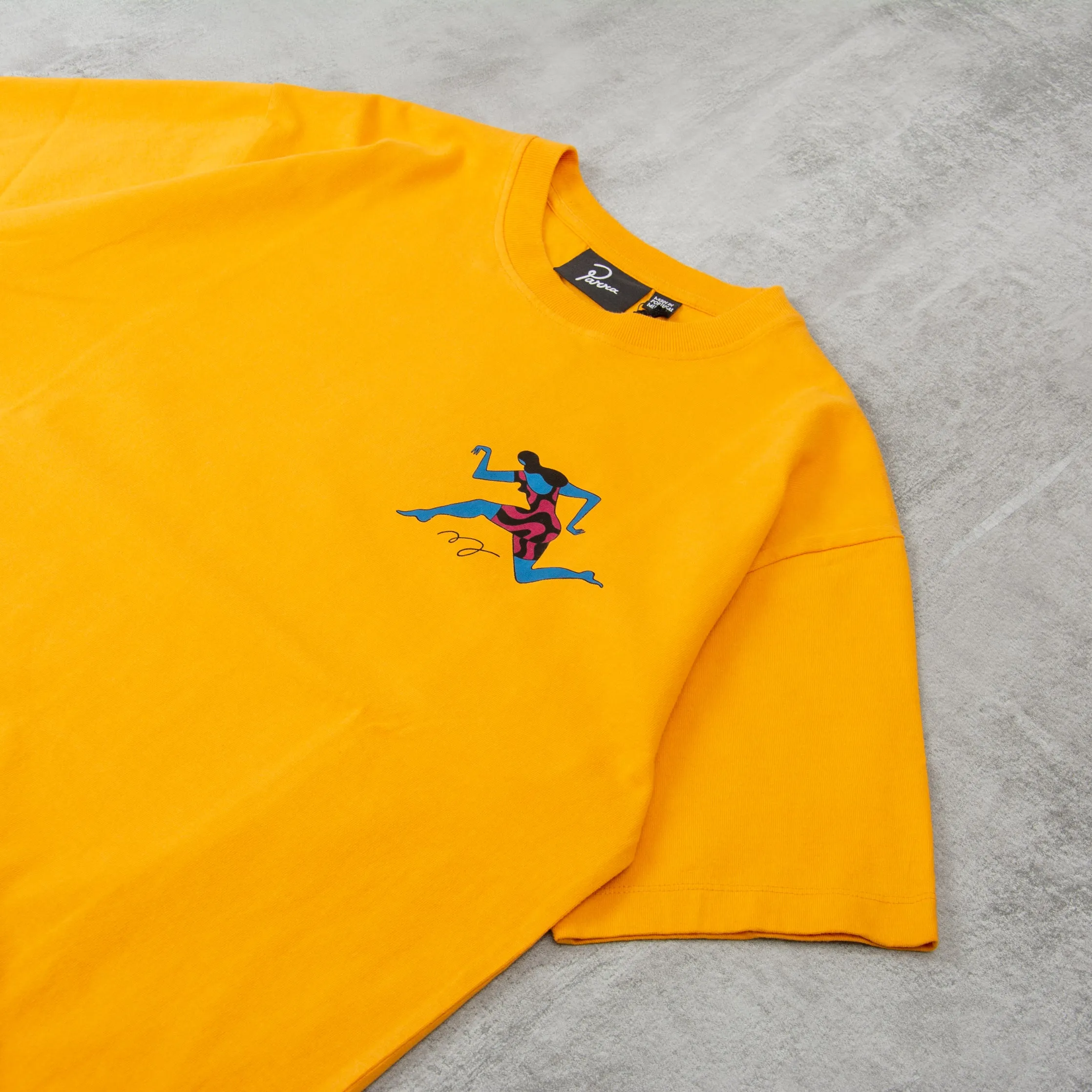 By Parra No Parking T Shirt - Burnt Yellow