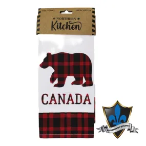 Canada Bear Tea towel.