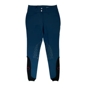 Cavalleria Toscana 'American' High Rise Jumping Breeches in Navy - Women's IT 40/ US 26