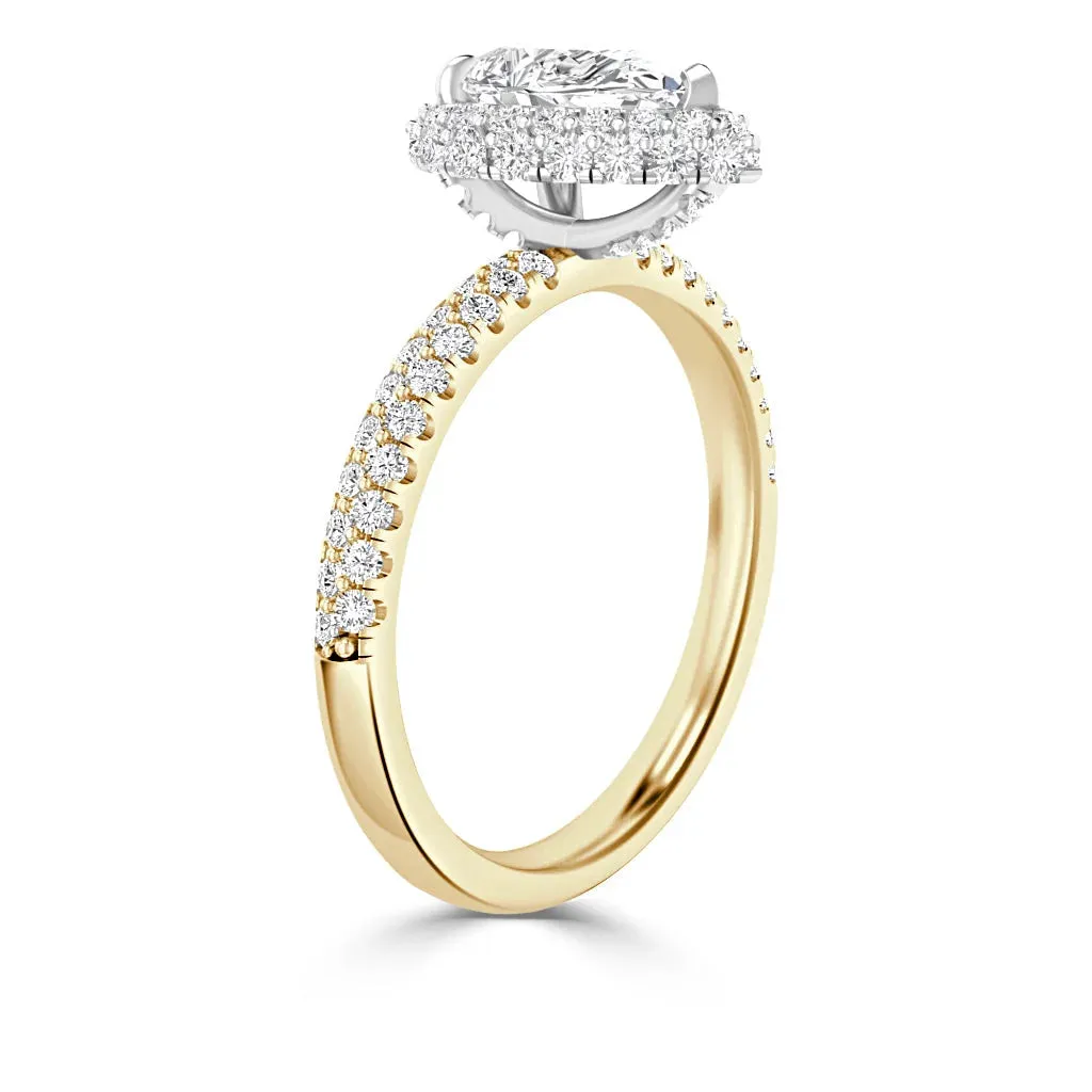 Claudia - 18ct Yellow Gold - Pear