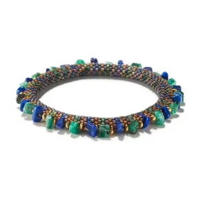 Emerald and Lapis Bracelet