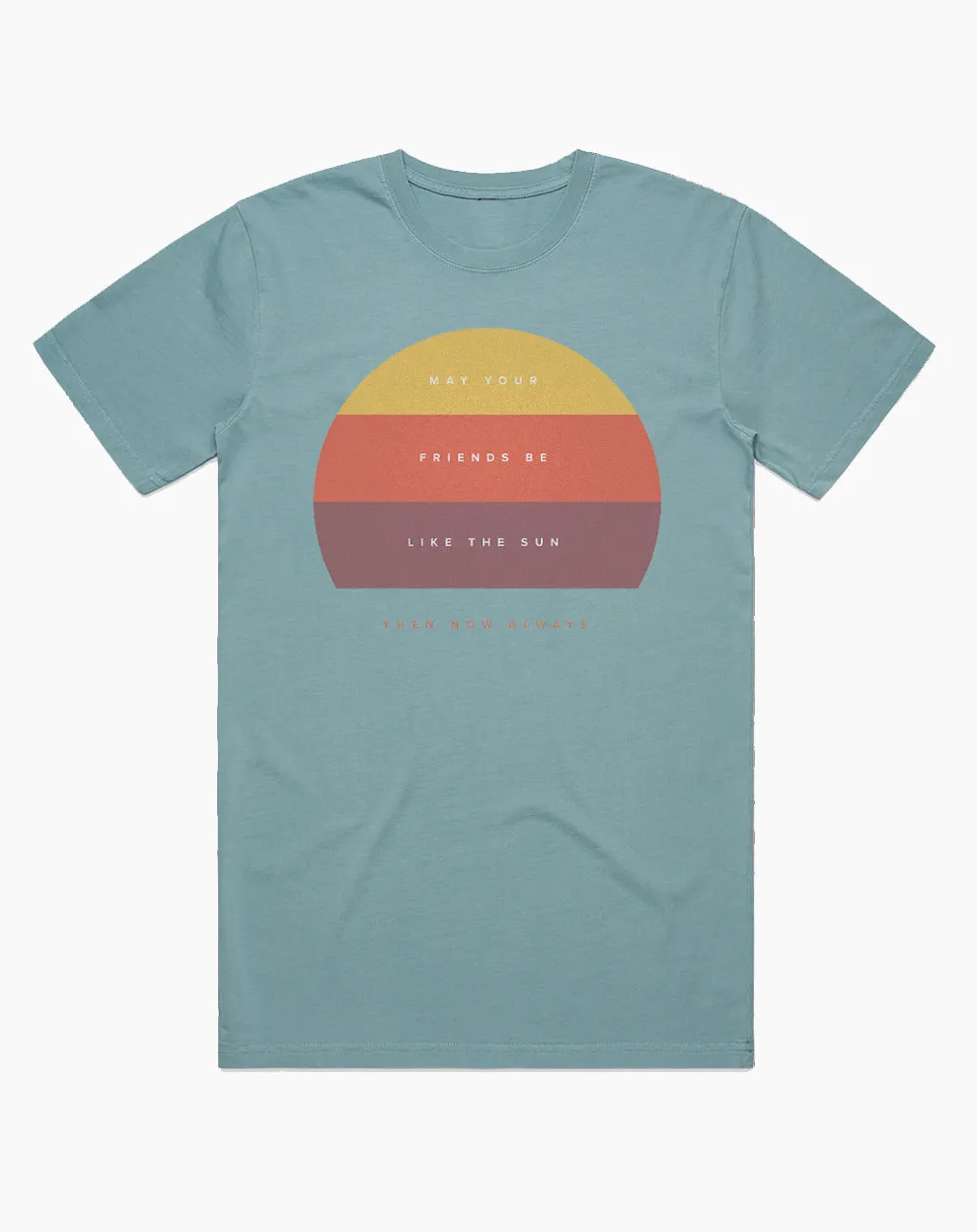 Friends Like The Sun Tee- Blue