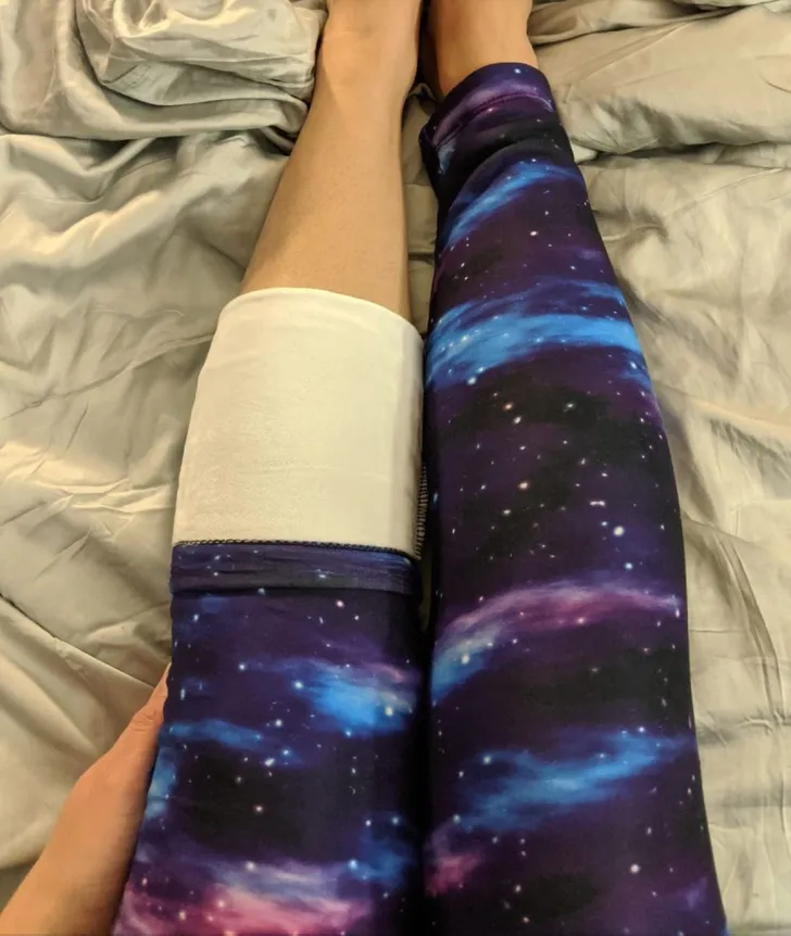 Galaxy Skies Fleece Lined Leggings in Girls