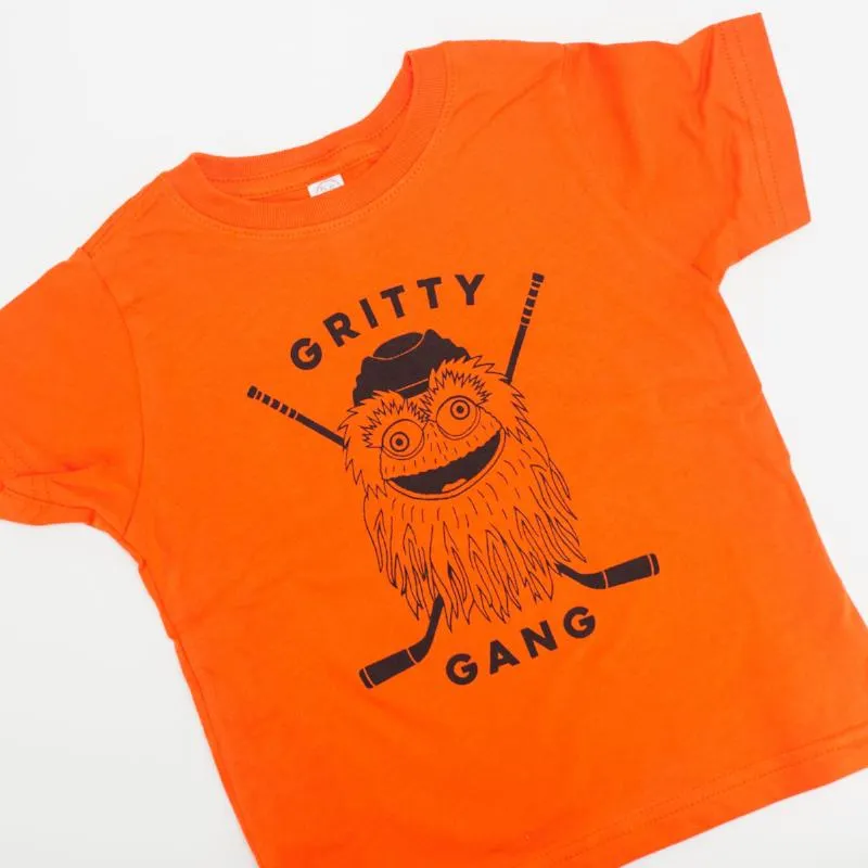 Gritty gang toddler tshirt, Philly hockey fan tee