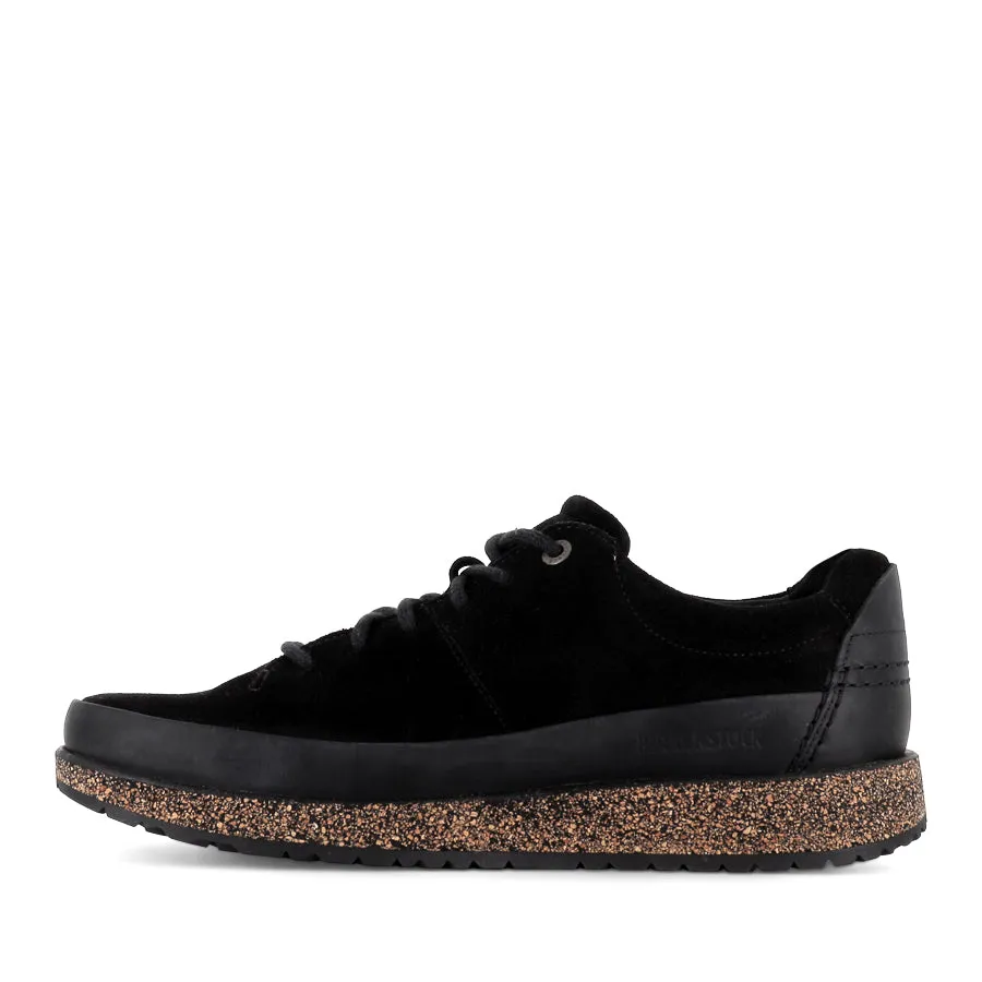 HONNEF LOW - BLACK SUEDE LEATHER