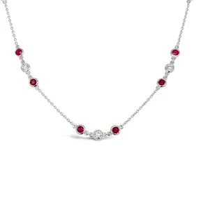 Irisa by Martin Binder Ruby Gemstone By-The-Yard Necklace