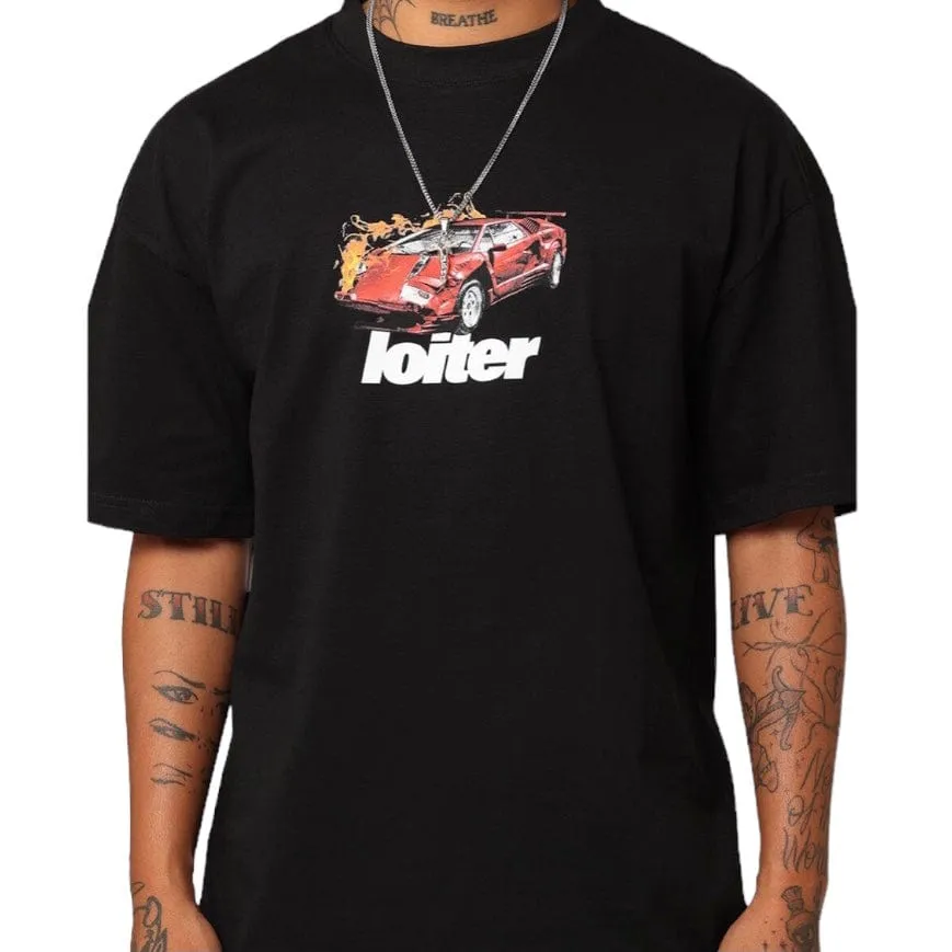 Loiter Collision Tee (Black)