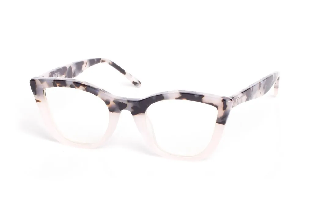 Ludwig | Optics - Baby Pink Tort to Baby Pink / Clear Lens