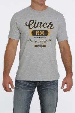 MEN'S Cinch PIONEERS AND PATRIOTS TEE - HEATHERED GRAY