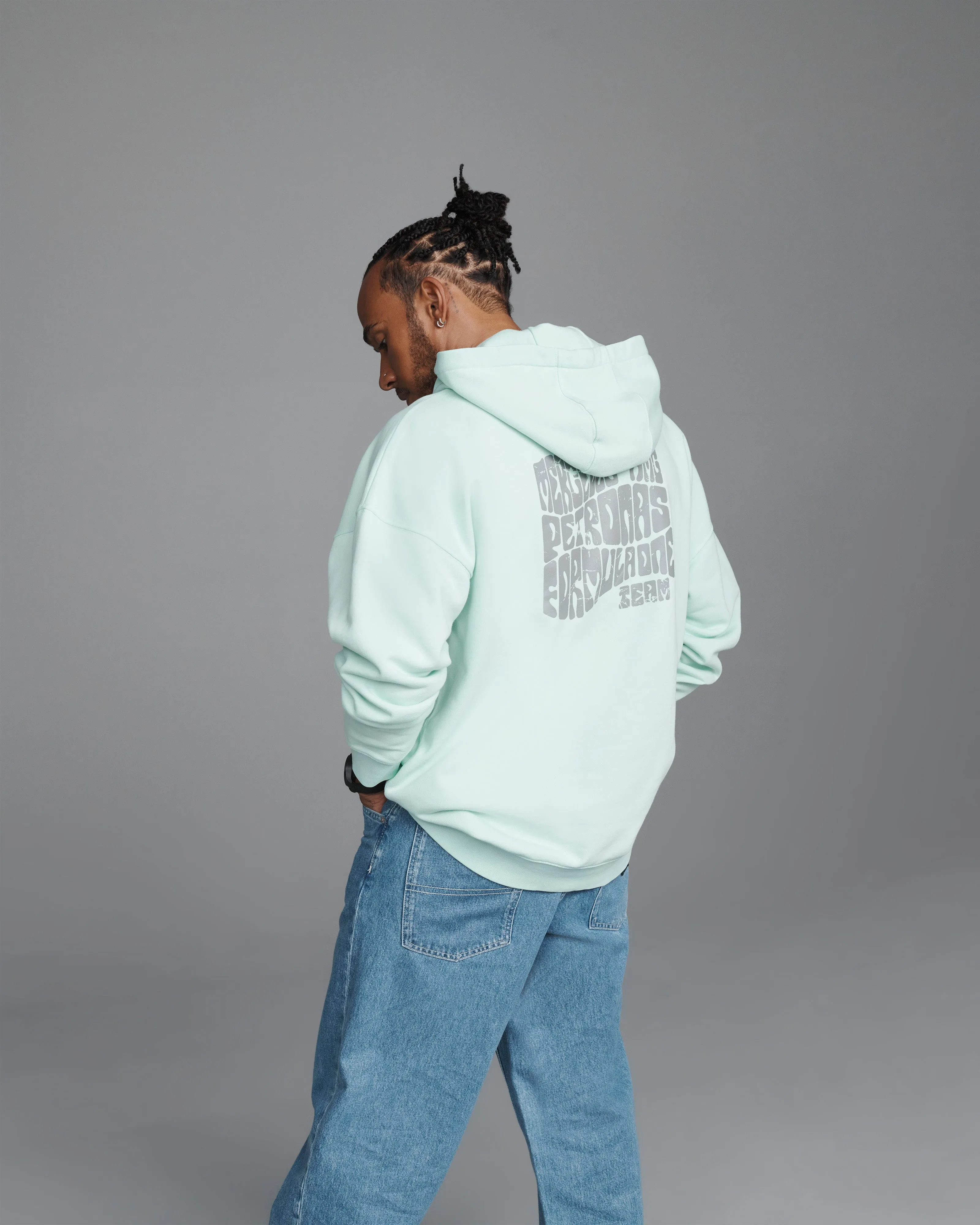 Mens Retro Hoody Mint