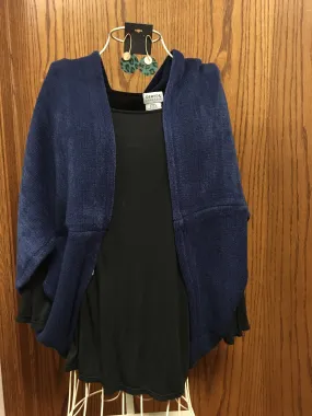 Navy Shrug - 100% Acrylic Knit