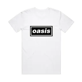 Oasis Decca Logo White T-Shirt