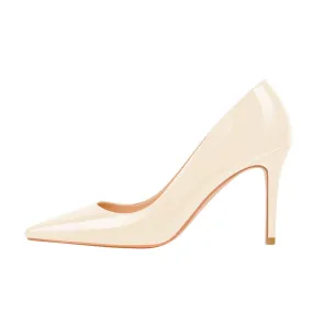 Onlymaker Pumps Beige 3 inches Heels