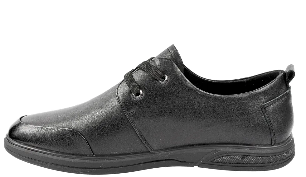 Pantofi casual, barbati, MELS, 9991191 negru, piele naturala