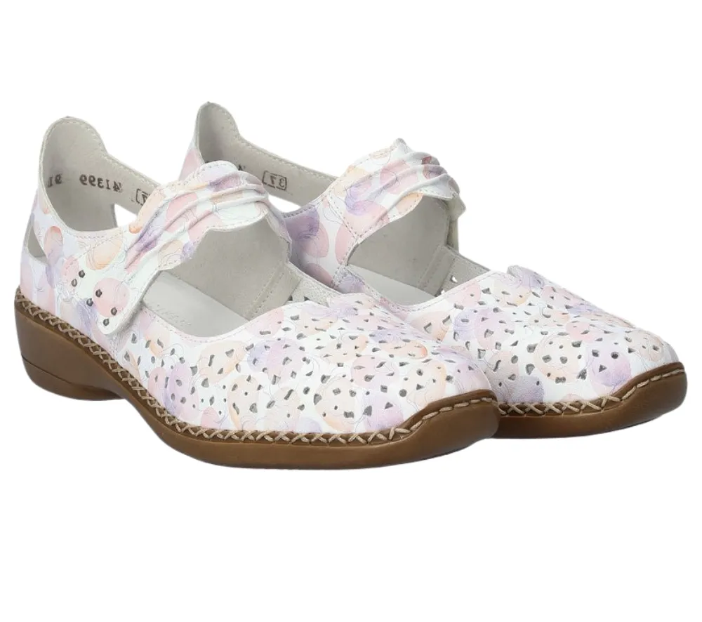 Pantofi casual, dama, RIEKER, ANTISTRESS, 41399-91 roz, piele naturala