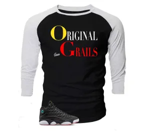 Retro 13 Playoff OG Grails Raglan Shirt