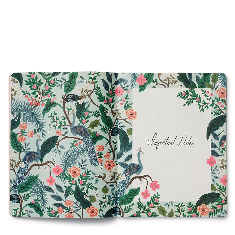 RIFLE PAPER CO. | 2024 Monthly Planner - Peacock