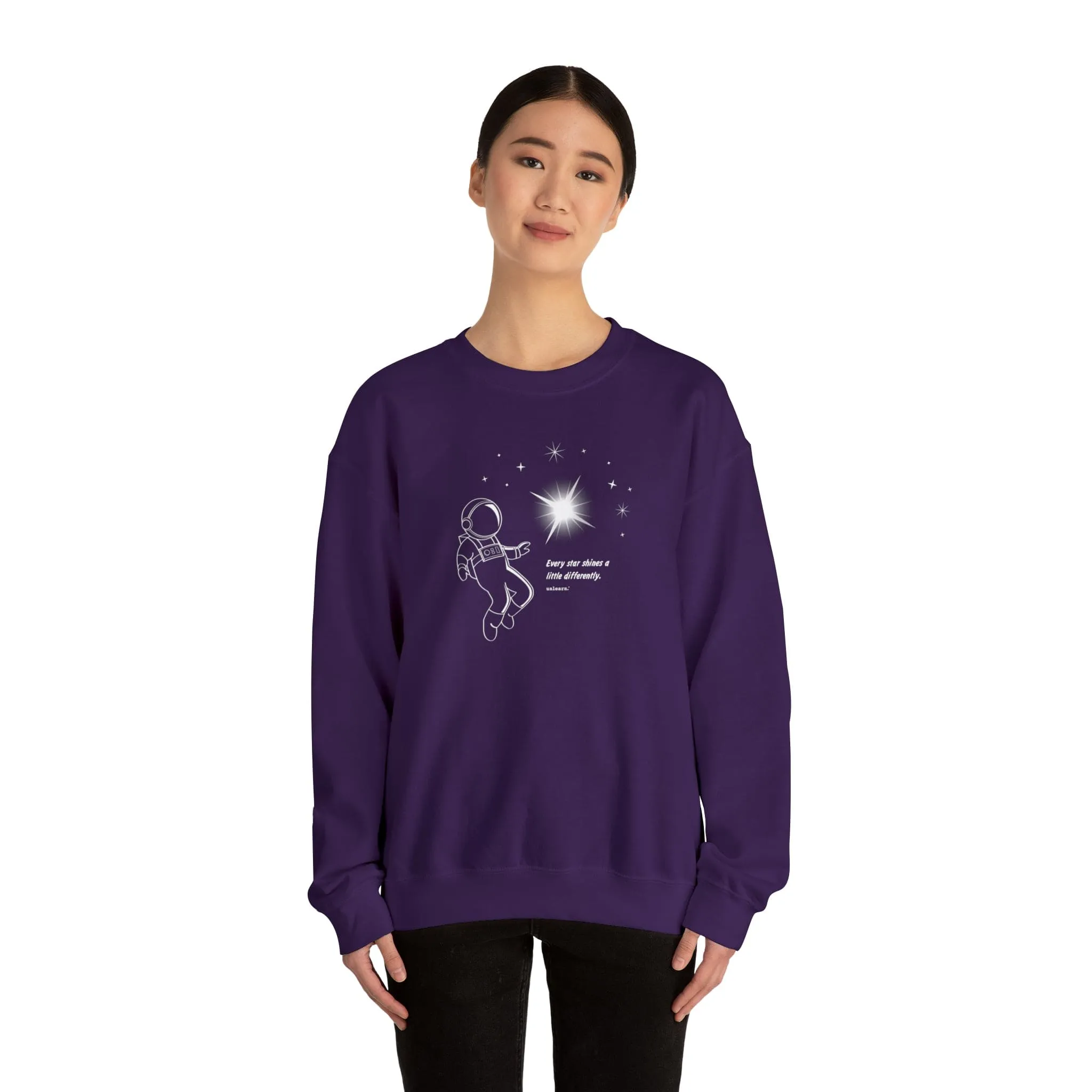 Shining Star - Relaxed Fit Crewneck Sweatshirt