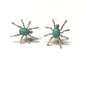 Spider Woman turquoise earrings