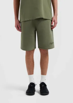 STUDIO SWEAT SHORT PEWTER GREEN