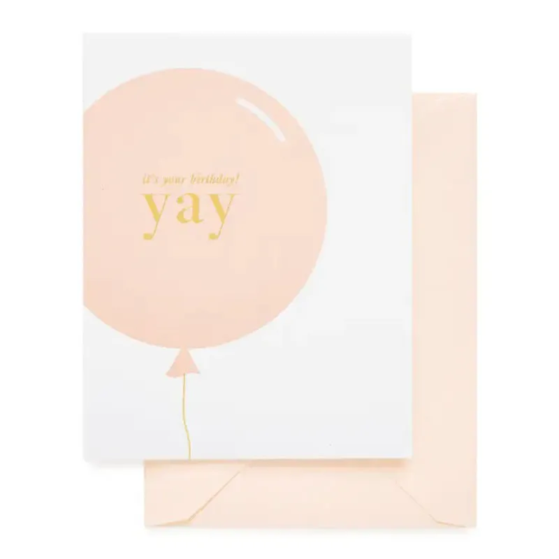 SUGAR PAPER | Yay Birthday Balloon Card