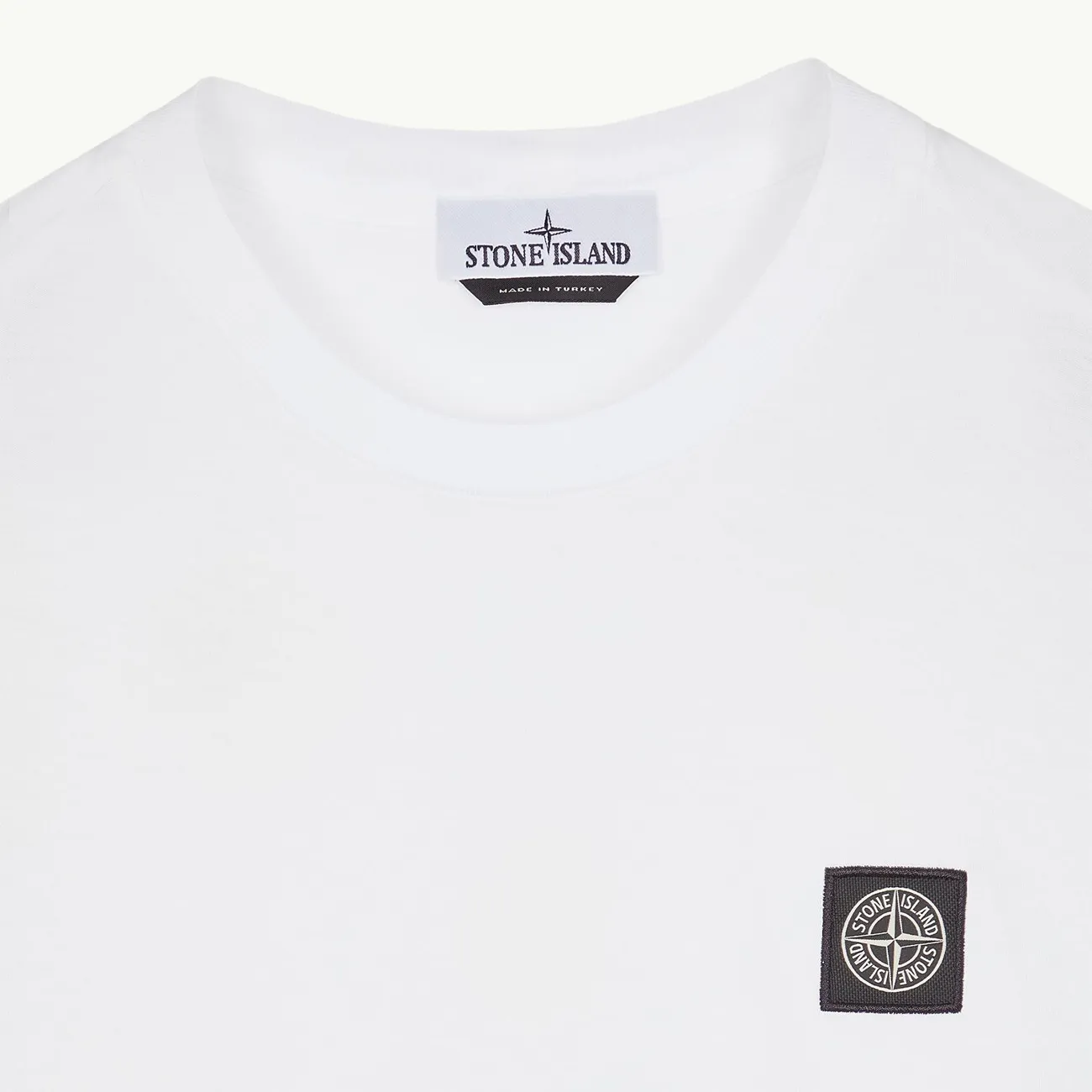 T-Shirt SS Compass Patch - White 0178