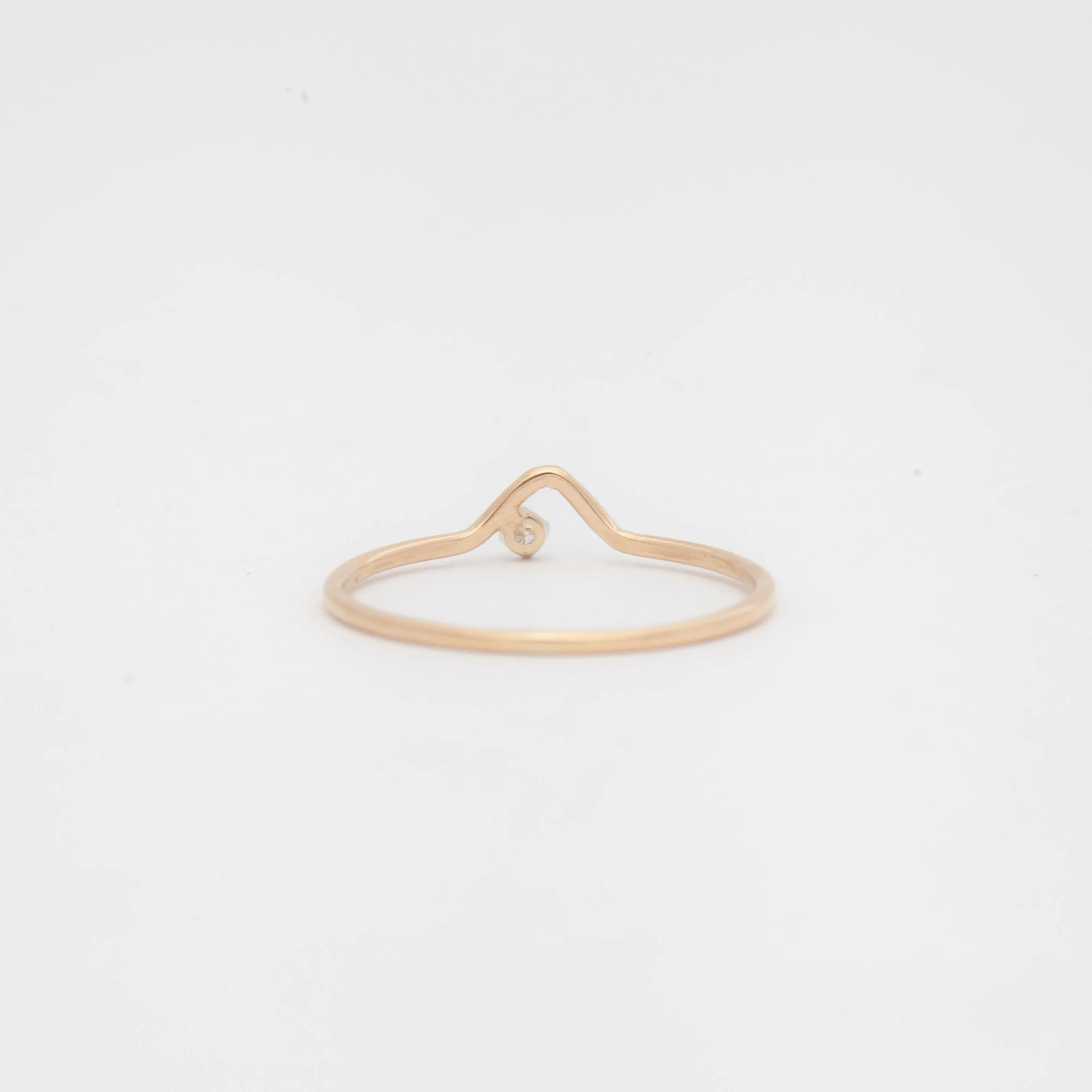 White Diamond Triangle Lineage Ring