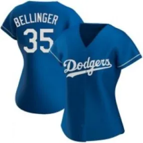 Womens Los Angeles Dodgers Cody Bellinger Cool Base Replica Jersey Blue