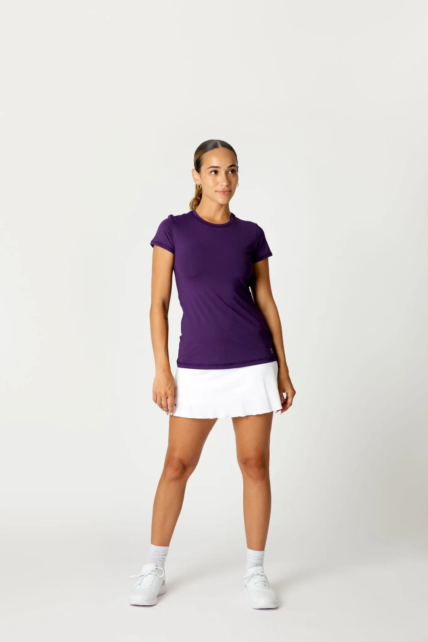 Women's Short Sleeve Tennis Top - UV Colors